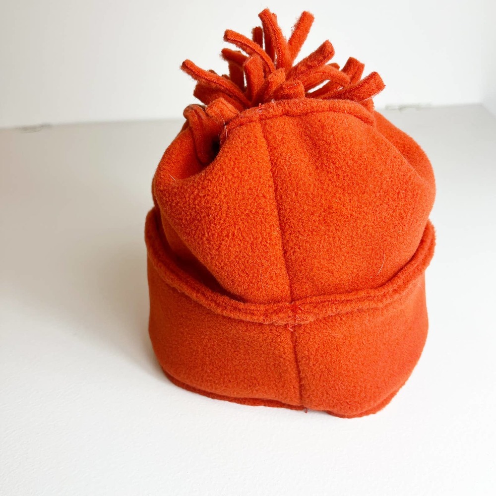 Hat Attack Orange Polyester Beanie - image 2